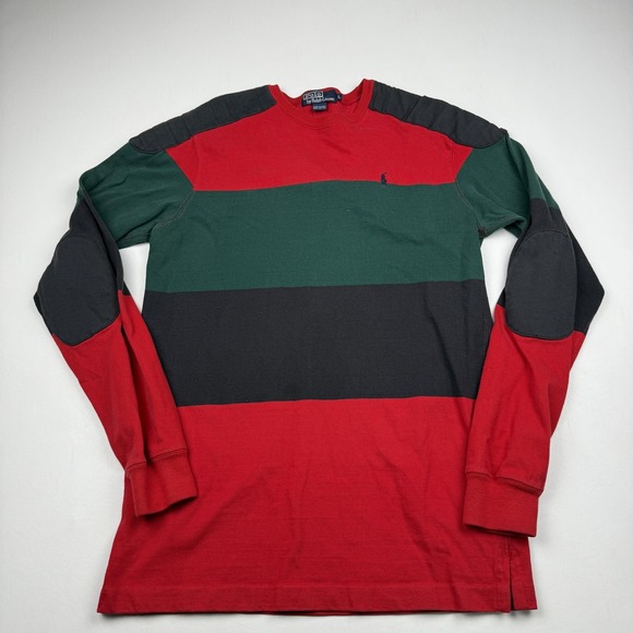 Polo Ralph Lauren Other - Vintage Polo Ralph Lauren Sweater Mens Large Striped Padded USA Rugby